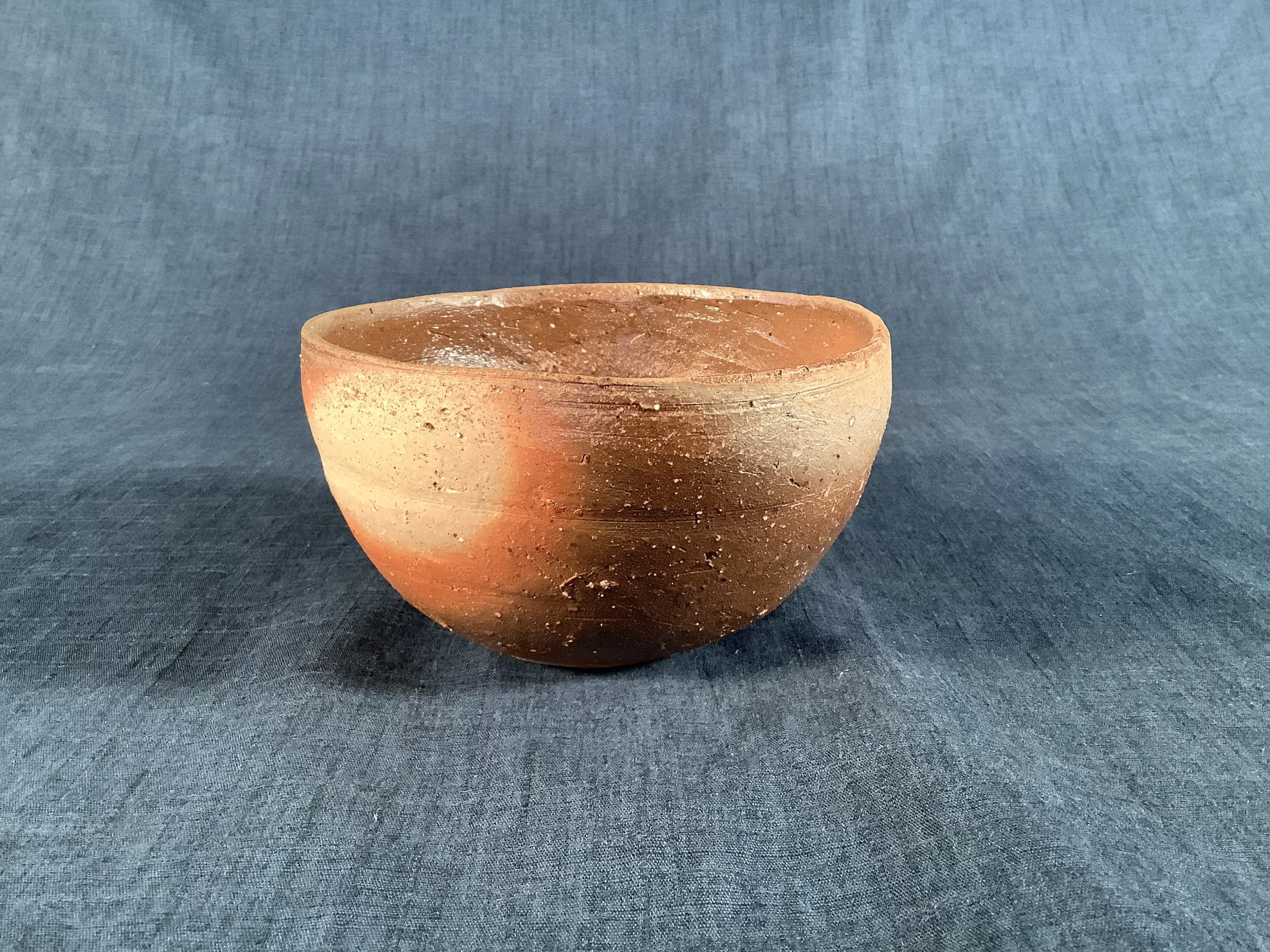 備前焼人気作家、星正幸 (師：森陶岳) 面取り掛け花入 備前焼人気作家、星正幸 (師：森陶岳) 面取り掛け花入 備前焼